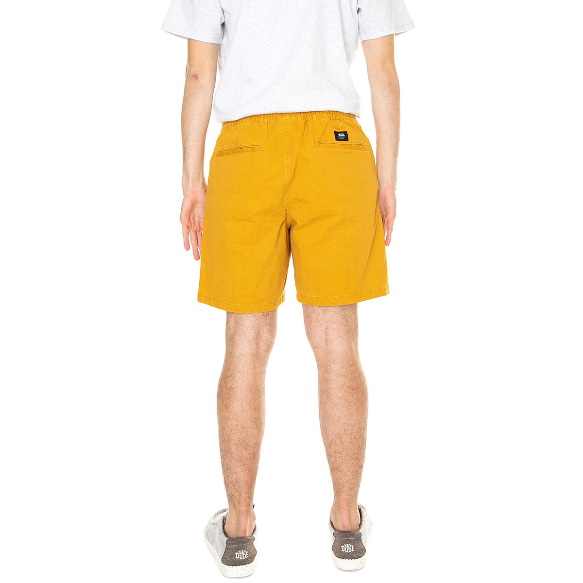 M' Range Salt Wash Relaxed Elastic Short Narcissus - Bermuda Uomo Arancioni VN0A5FKCG4O1 . VANS 