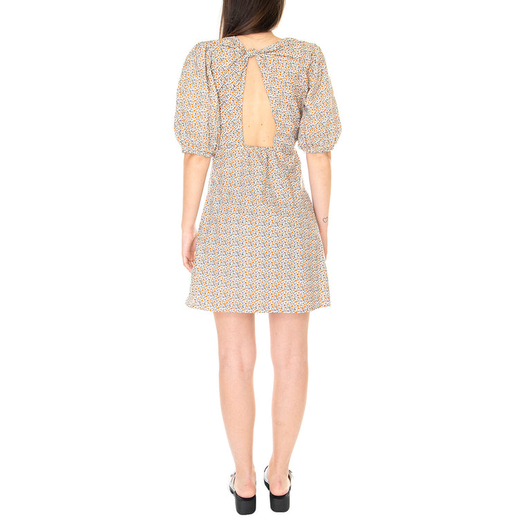 W' Vestido Corto Cut Out con Estampado Floral - Abito Donna Multicolore 31W/41218 . WILD PONY 