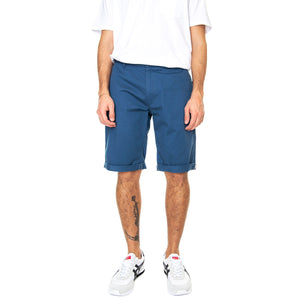 Signature Chino Short Indigo - Bermuda Uomo Blu 65091-180 . BEN SHERMAN 