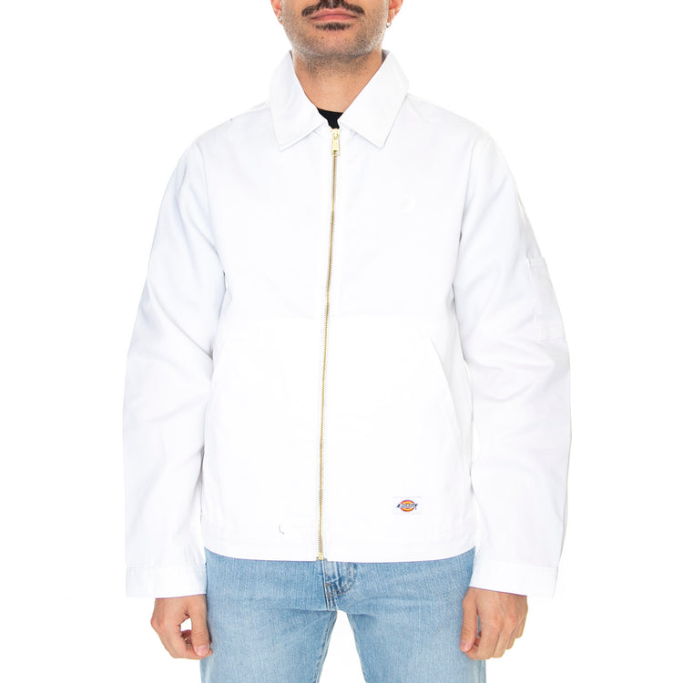 Ol x Dickies Workshop Jacket White - Giacca Estiva Uomo Bianca DK0A4Y2EWHX1 . DICKIES 