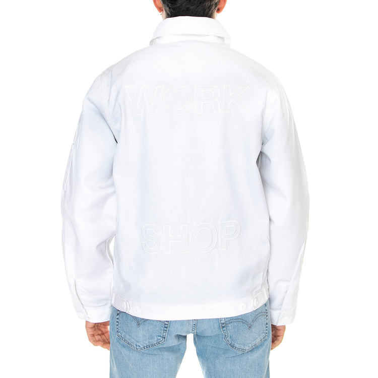 Ol x Dickies Workshop Jacket White - Giacca Estiva Uomo Bianca DK0A4Y2EWHX1 . DICKIES 