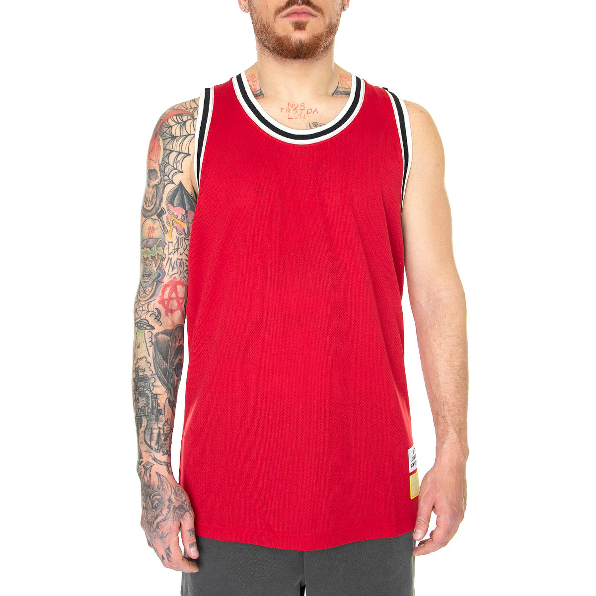 NYS Basketball Jersey English Red - Canotta Uomo Rossa DK0A4Y45ER01 . DICKIES 