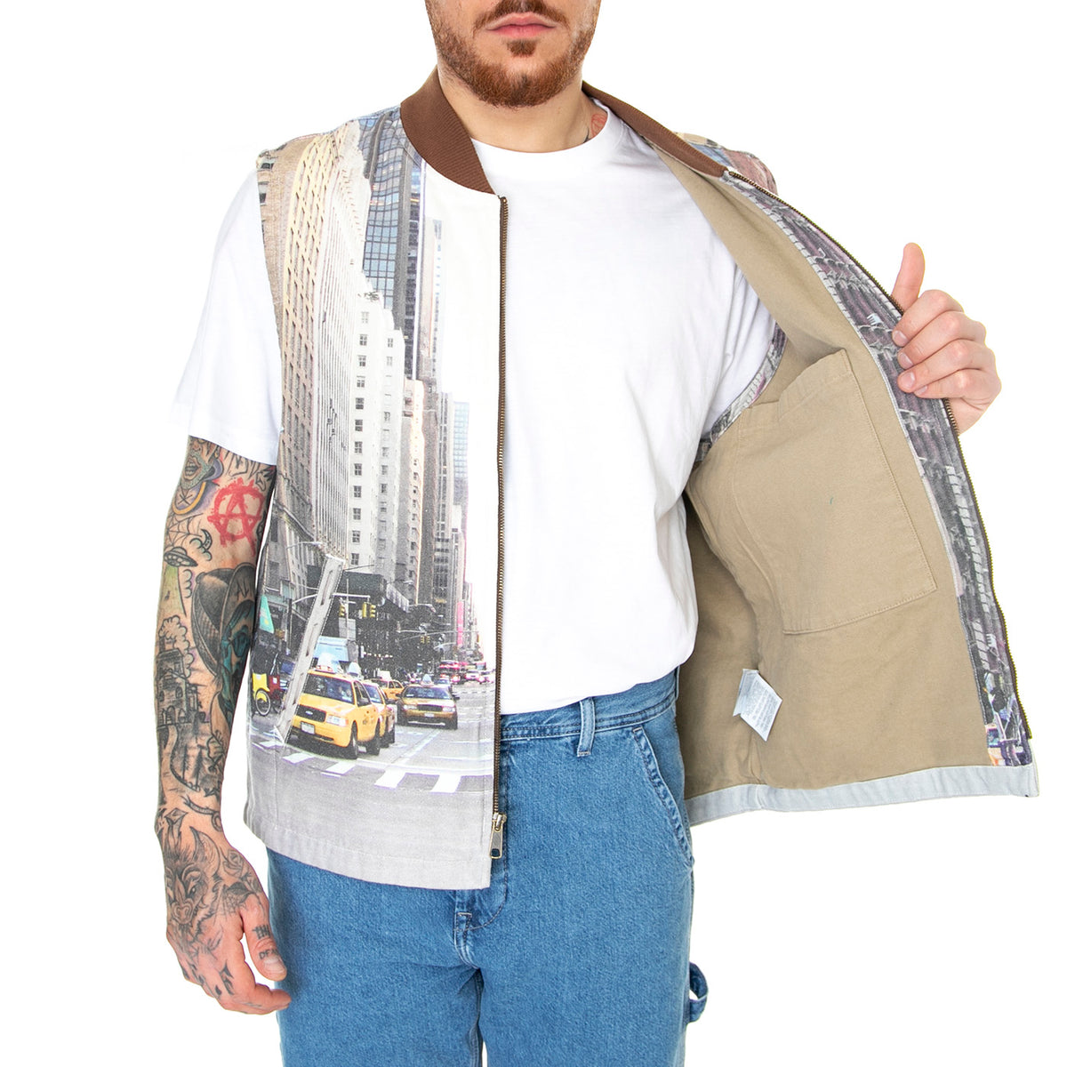 NYS Photoreal Vest Assorted Colour - Giacca Smanicata Uomo Multicolore DK0A4Y49AS01 . DICKIES 
