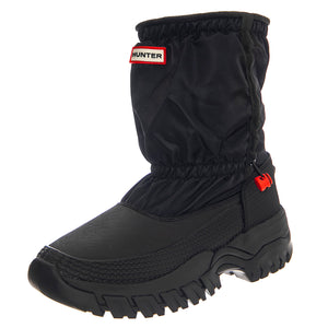 Wanderer Short Snow Boot Black - Stivali Uomo Neri HUMMFS9136WWU-BLK . HUNTER 