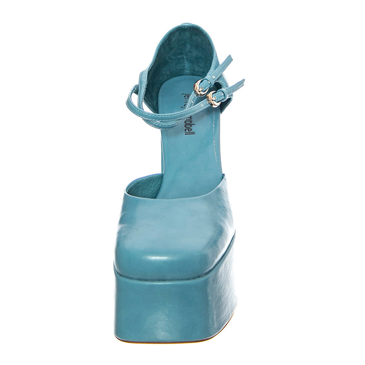 W' Leila Blue Patent - Scarpe Donna Blu JCSR726PG-19-004-BLU . JEFFREY CAMPBELL 