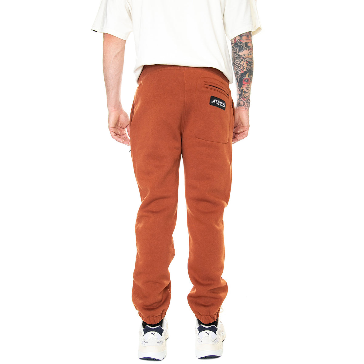 Essential Mahogany - Pantaloni Sportivi Uomo Marroni KAF22USPA105-132 . KANGOL 