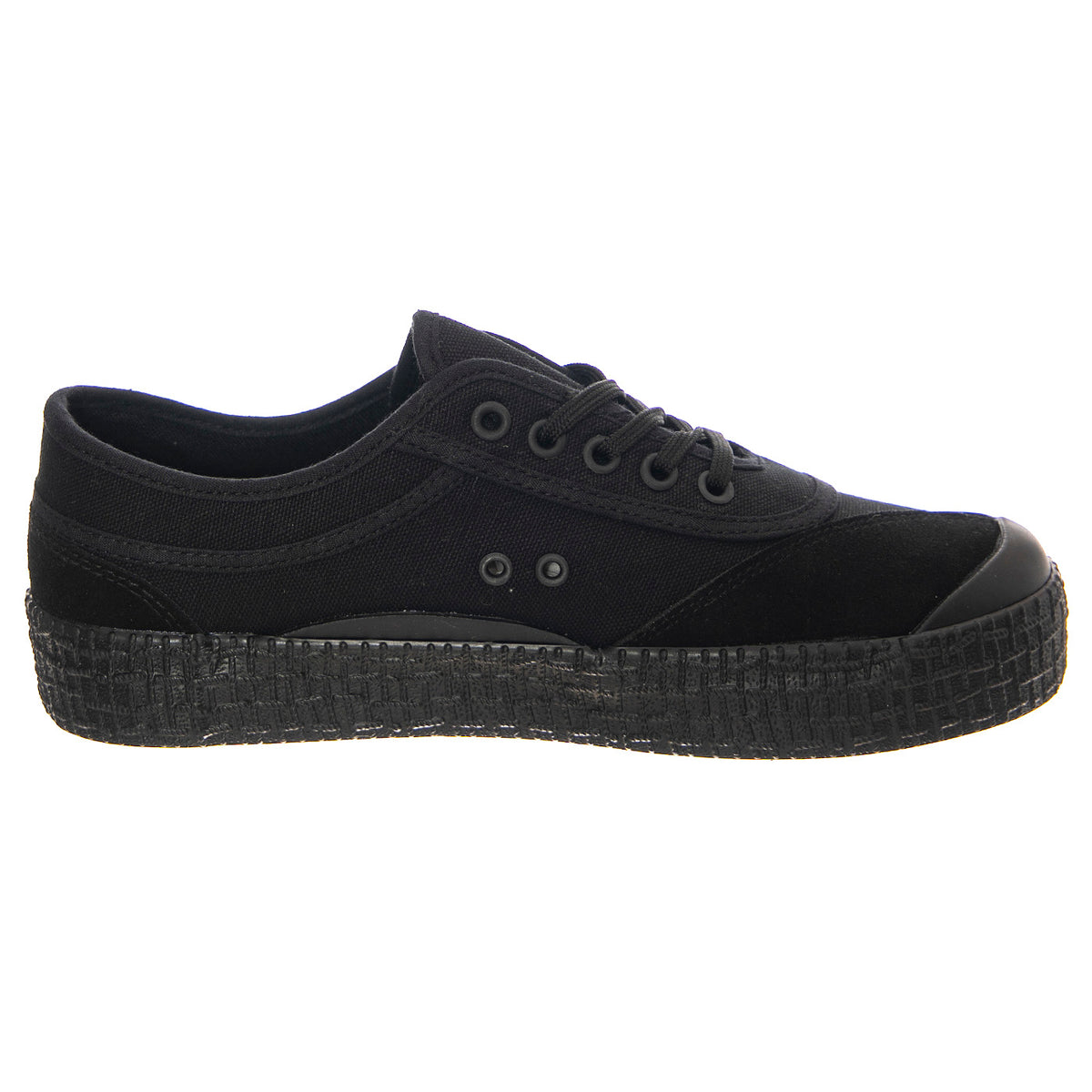 Retro 3.0 Black Solid - Scarpe Stringate Profilo Basso Donna Nere KWS232428-1001S . KAWASAKI 