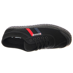 Retro 3.0 Black Solid - Scarpe Stringate Profilo Basso Donna Nere KWS232428-1001S . KAWASAKI 
