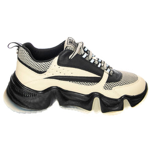 City Soul Blk / Bone - Scarpe Stringate Profilo Basso Donna Bianche / Nere / Multicolore SMPCITY SOUL-BLKBON . STEVE MADDEN 