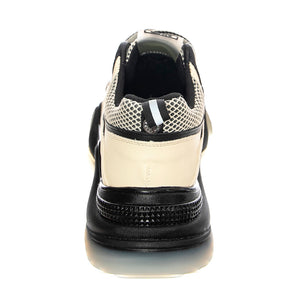 City Soul Blk / Bone - Scarpe Stringate Profilo Basso Donna Bianche / Nere / Multicolore SMPCITY SOUL-BLKBON . STEVE MADDEN 