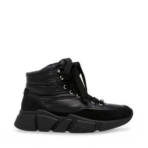 Gameplan Black - Stivaletti Stringati Profilo alla Caviglia Donna Neri SMPGAMEPLAN-BLA . STEVE MADDEN 