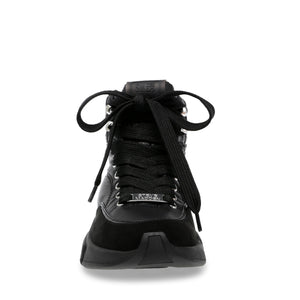 Gameplan Black - Stivaletti Stringati Profilo alla Caviglia Donna Neri SMPGAMEPLAN-BLA . STEVE MADDEN 