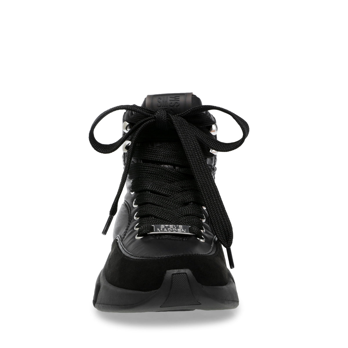 Gameplan Black - Stivaletti Stringati Profilo alla Caviglia Donna Neri SMPGAMEPLAN-BLA . STEVE MADDEN 