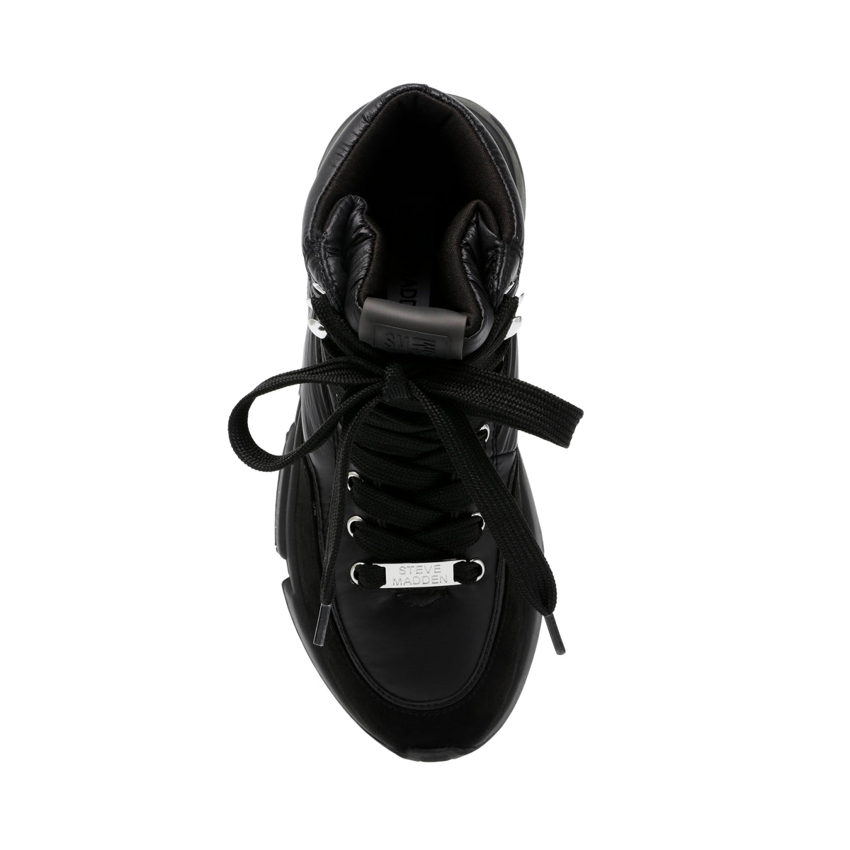 Gameplan Black - Stivaletti Stringati Profilo alla Caviglia Donna Neri SMPGAMEPLAN-BLA . STEVE MADDEN 