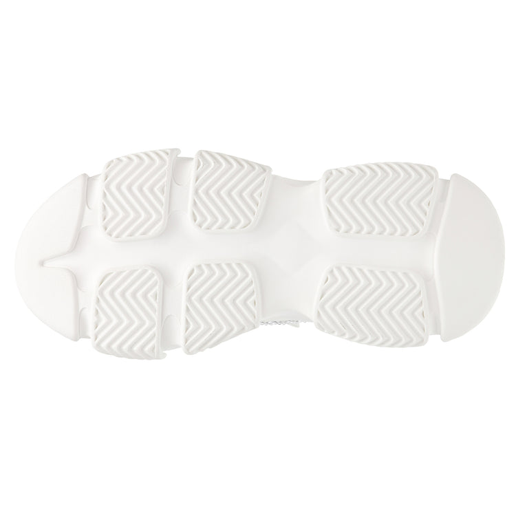 Poise White Mesh + TPU + Stones - Scarpe Stringate Profilo Basso Donna Multicolore SMPPOISE-WHT . STEVE MADDEN 
