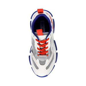 Possession Blue / White - Scarpe Stringate Profilo Basso Donna Blu / Bianche SMPPOSSESSION-BLU . STEVE MADDEN 