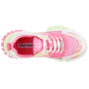 Treasure Pink / Candy- Scarpe Stringate Profilo Basso Donna Rosa SMPTREASURE-PIN . STEVE MADDEN 