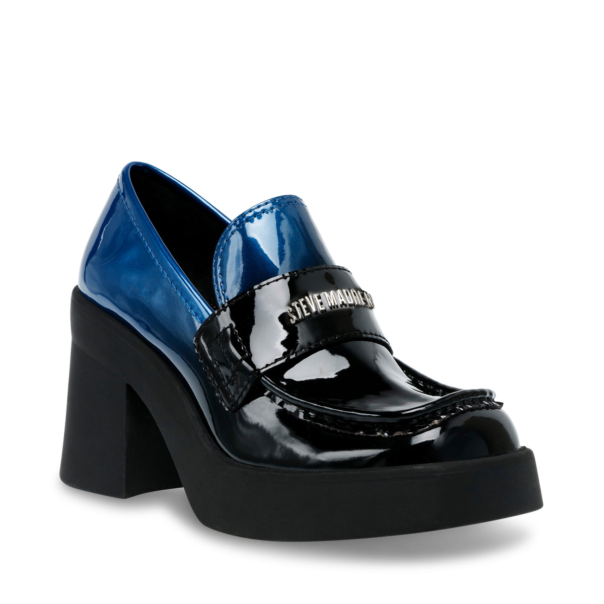 Utmost-SM Blk / Blue - Mocassini Donna Neri / Blu SMSUTMOST-SM-BLKBLU . STEVE MADDEN 