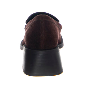 Blanca Cow Suede Espresso Shoes Loafer - Scarpe Donna Marroni VBS5417-640-36 . VAGABOND 