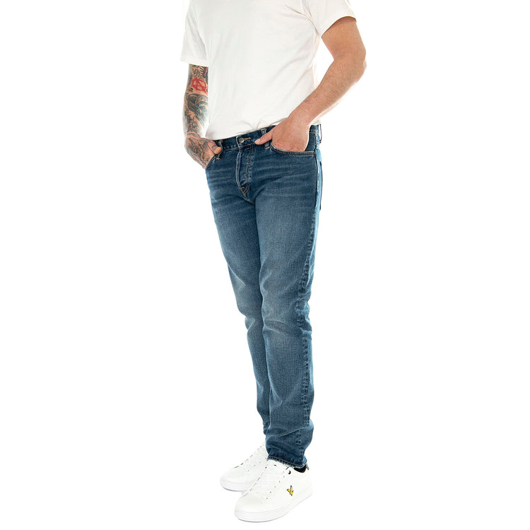 Klondike Pant Blue /dark used wash - Pantaloni Denim Jeans Uomo Blu I029207.014L . CARHARTT WIP 