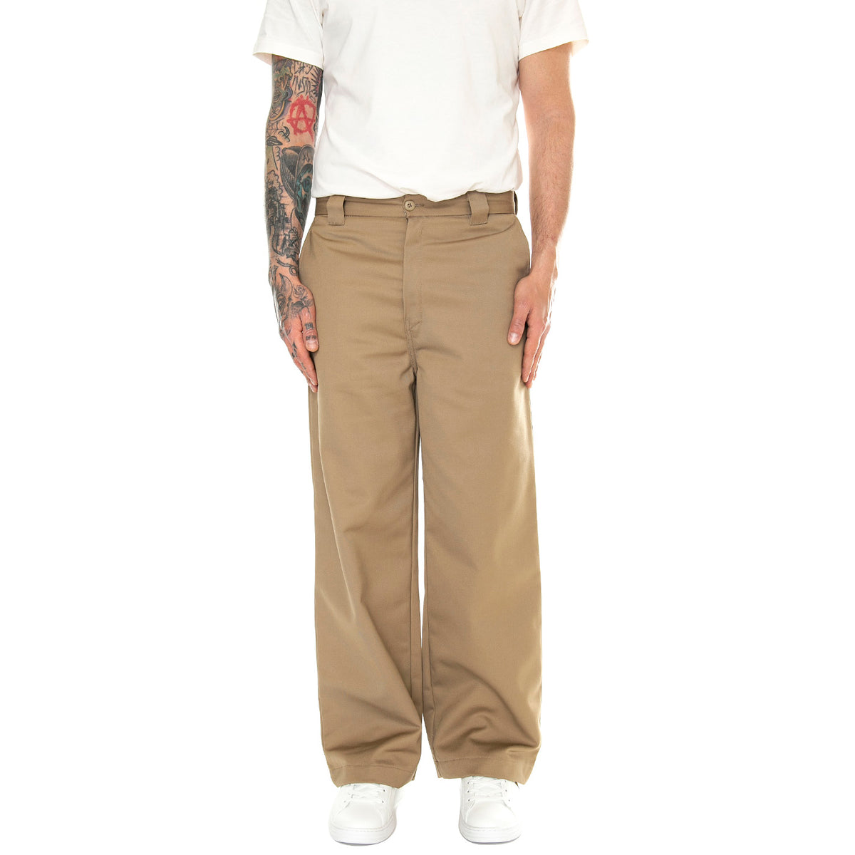 Brooker Pant Leather /rigid - Pantaloni Uomo Beige I032356.8Y01 . CARHARTT WIP 