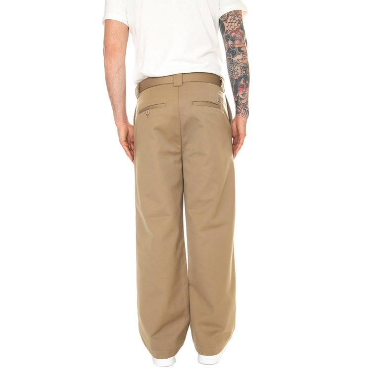 Brooker Pant Leather /rigid - Pantaloni Uomo Beige I032356.8Y01 . CARHARTT WIP 