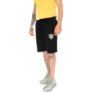 Las Vegas Raiders Primary Logo Graphic Fleece Short black - Bermuda Uomo Neri 112M-127A-8D-04U . FANATICS 