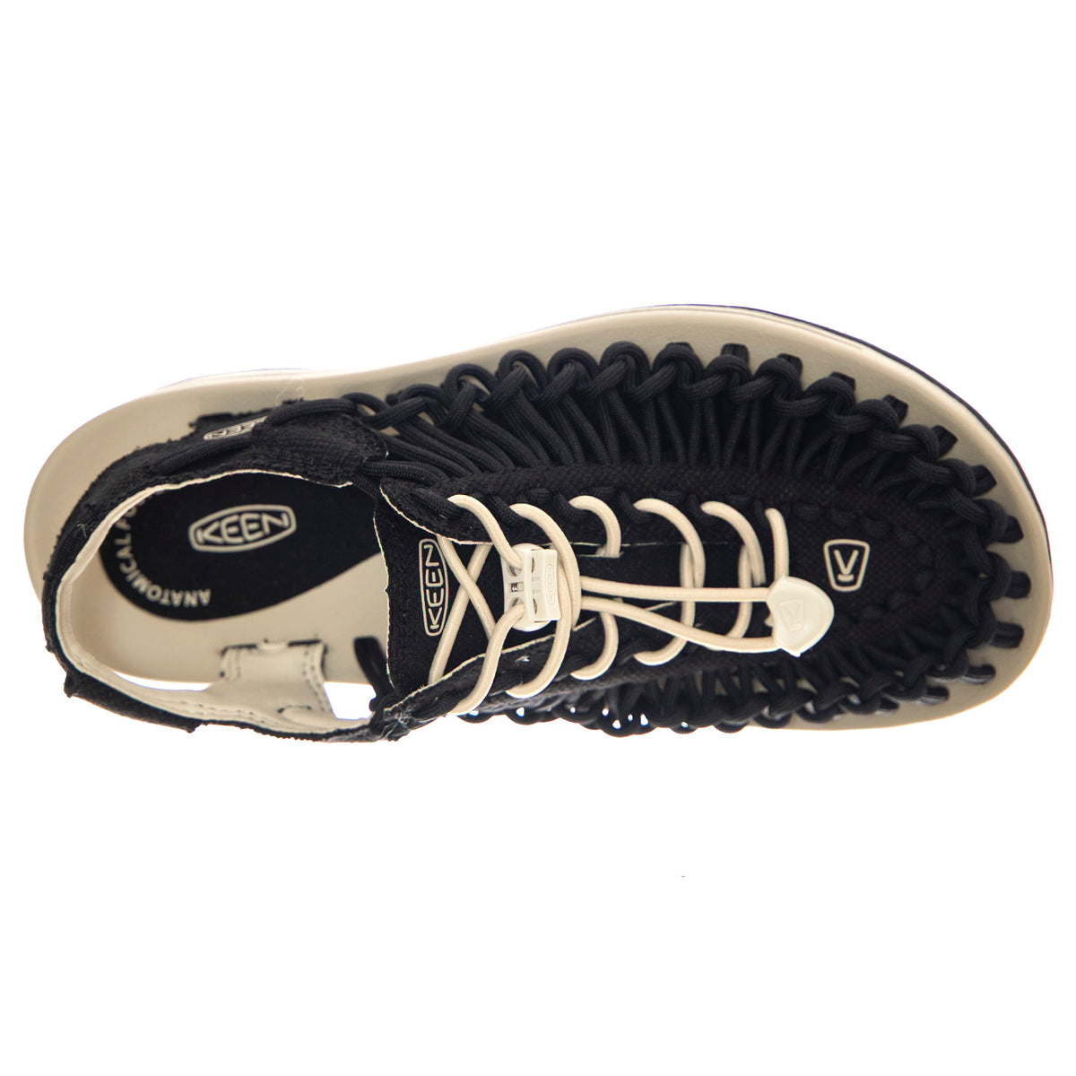 Uneek Canvas W-Black / Birch - Sandali Donna Neri 1028565 . KEEN 