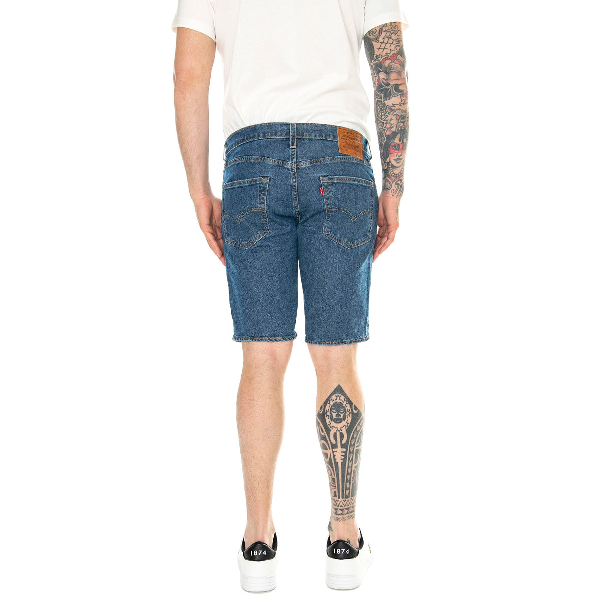 405 Standard Shorts Blue Core Cool Short Med Indigo Worn In - Bermuda Denim Jeans Uomo Blu 39864-0137 . LEVIS 