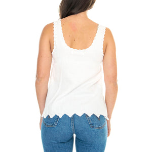 S/S Blouse Green - Top Donna Bianco 86207339 . MD'M 