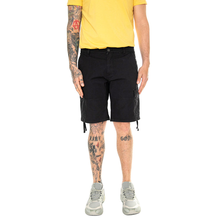 Onsray Life 0020 Ribstop Cargo Shorts CS Black - Bermuda Uomo Neri 22029901-Black . ONLY & SONS 