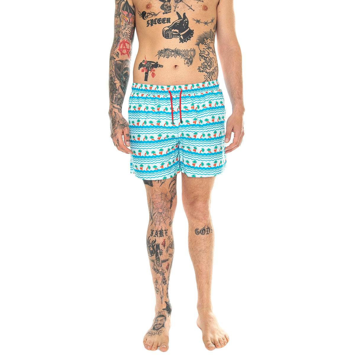 M' Palm Beach Swimshorts 6000 - Costume da Bagno Uomo Multicolore PBE116-6000 . HAPPY SOCKS 
