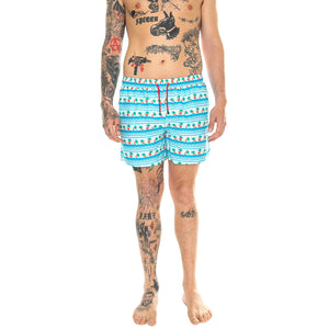 M' Palm Beach Swimshorts 6000 - Costume da Bagno Uomo Multicolore PBE116-6000 . HAPPY SOCKS 