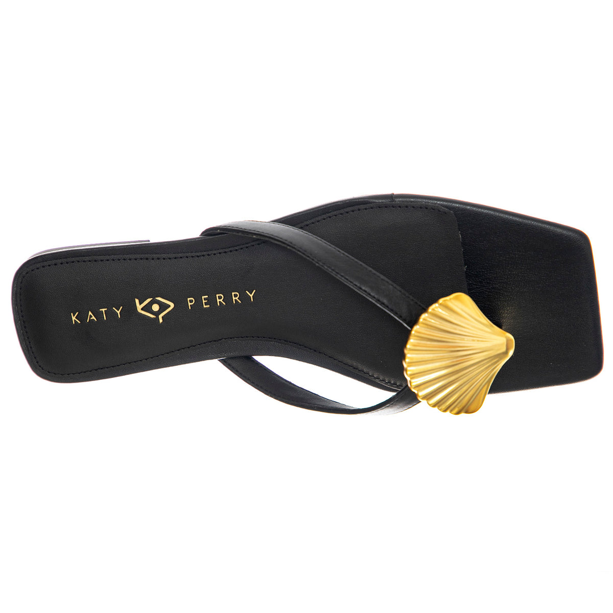 The Camie Shell Sandal Black - Sandali Donna Neri KPSKP2916-BLK . KATY PERRY 