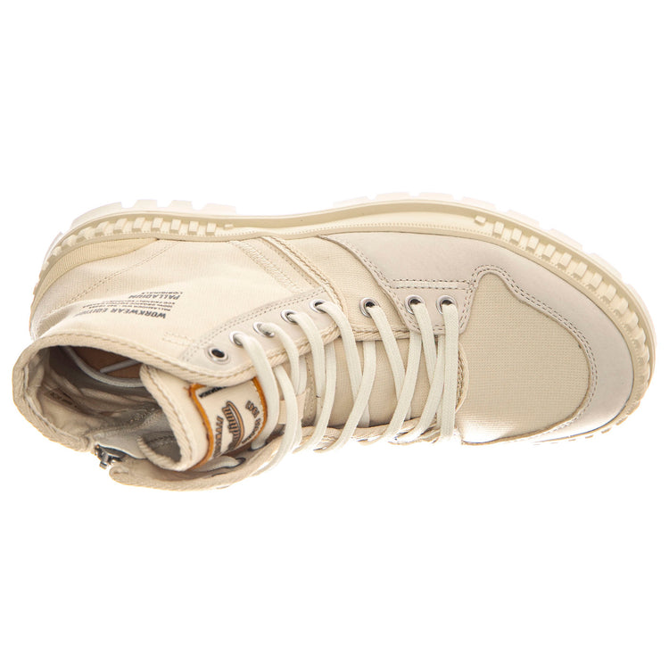 Pallashock WW Cream White - Scarpe Profilo Alto Uomo Beige PAS78565-180-M . PALLADIUM 