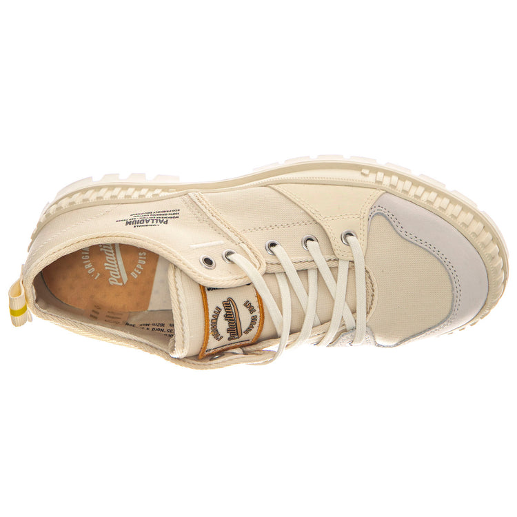 Pallashock Lo WW Cream White - Scarpe Profilo Basso Uomo Beige PAS78566-180-M . PALLADIUM 