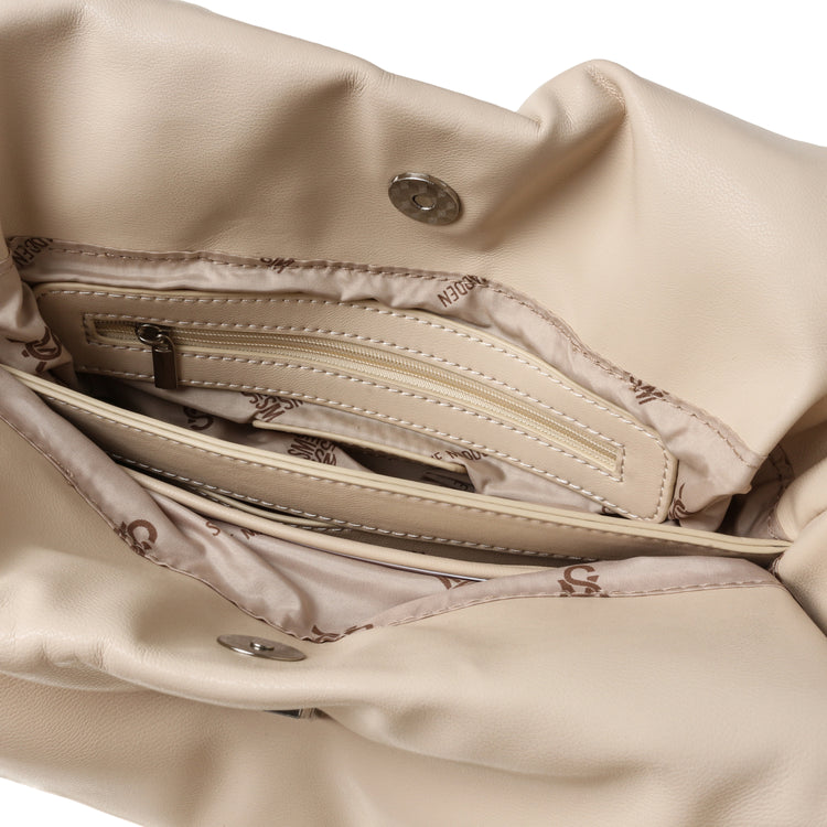 BVerge Bone / Silver - Borsa Bianca SMABVERGE-BNS . STEVE MADDEN 