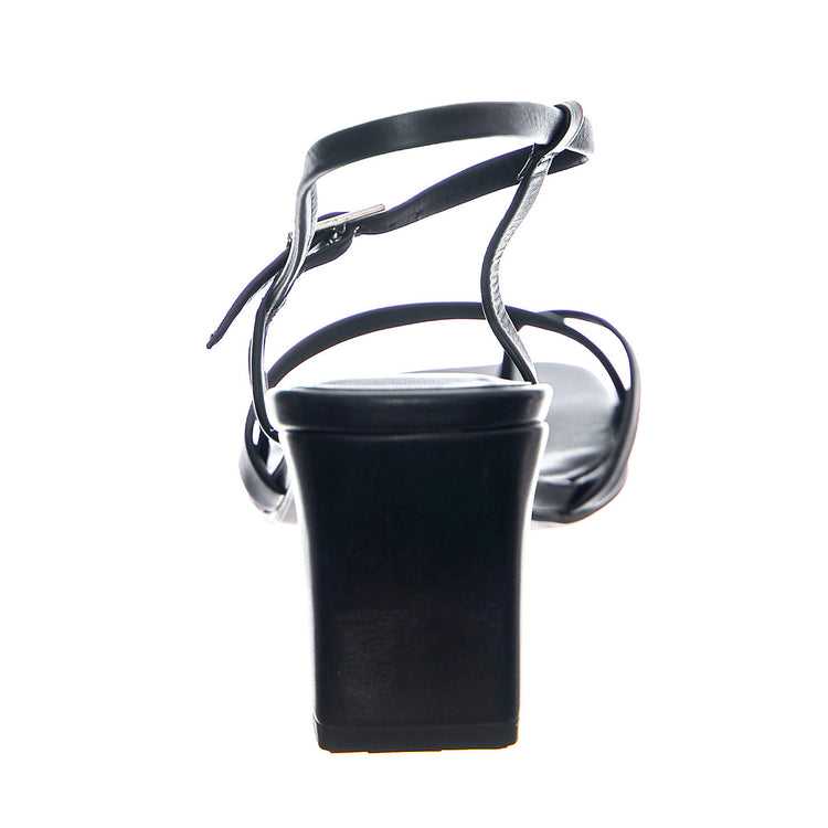 Luisa Black Cow Leather Chrome Free Tanned - Sandali Donna Neri VBS5312-301-20 . VAGABOND 