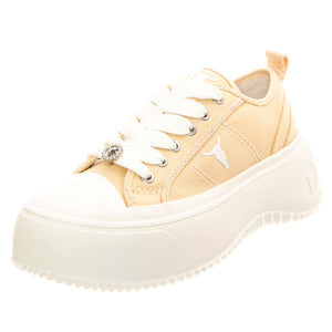 Intentions Sand / White Canvas / Brave White - Scarpe Donna Beige WSPINTENTIONS-SANWHT . WINDSOR SMITH 