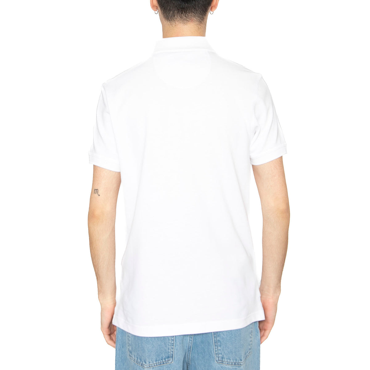 Tartan Piquet Polo White / Dress - Polo Uomo Bianca MML0012-WHITE/DRESS . BARBOUR 