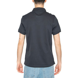 Premium Tartan Piquet Polo Navy - Polo Uomo Blu MML1464-NAVY . BARBOUR 