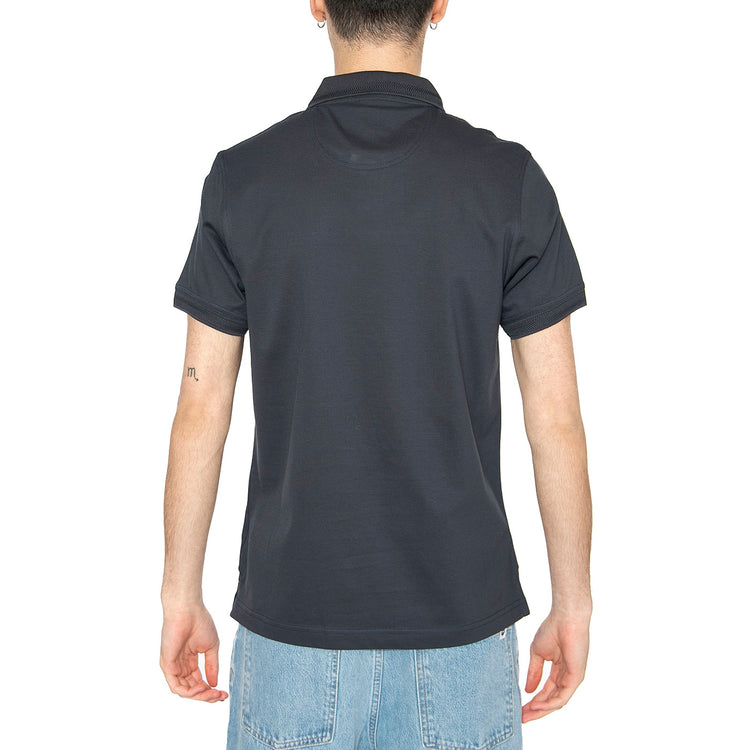 Premium Tartan Piquet Polo Navy - Polo Uomo Blu MML1464-NAVY . BARBOUR 
