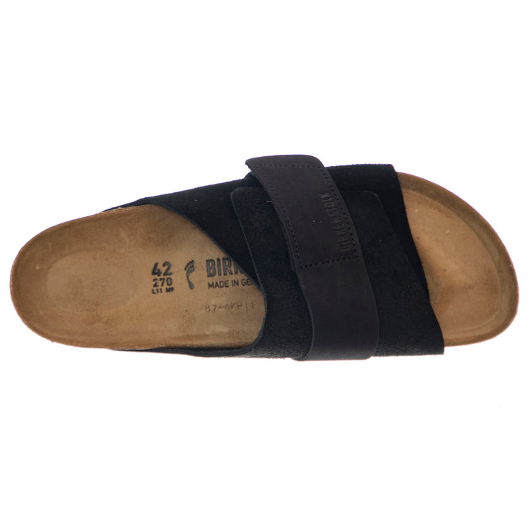 Kyoto black, Suede Leather / Nubuck - Sandali Uomo / Donna Neri 1022566 . BIRKENSTOCK 
