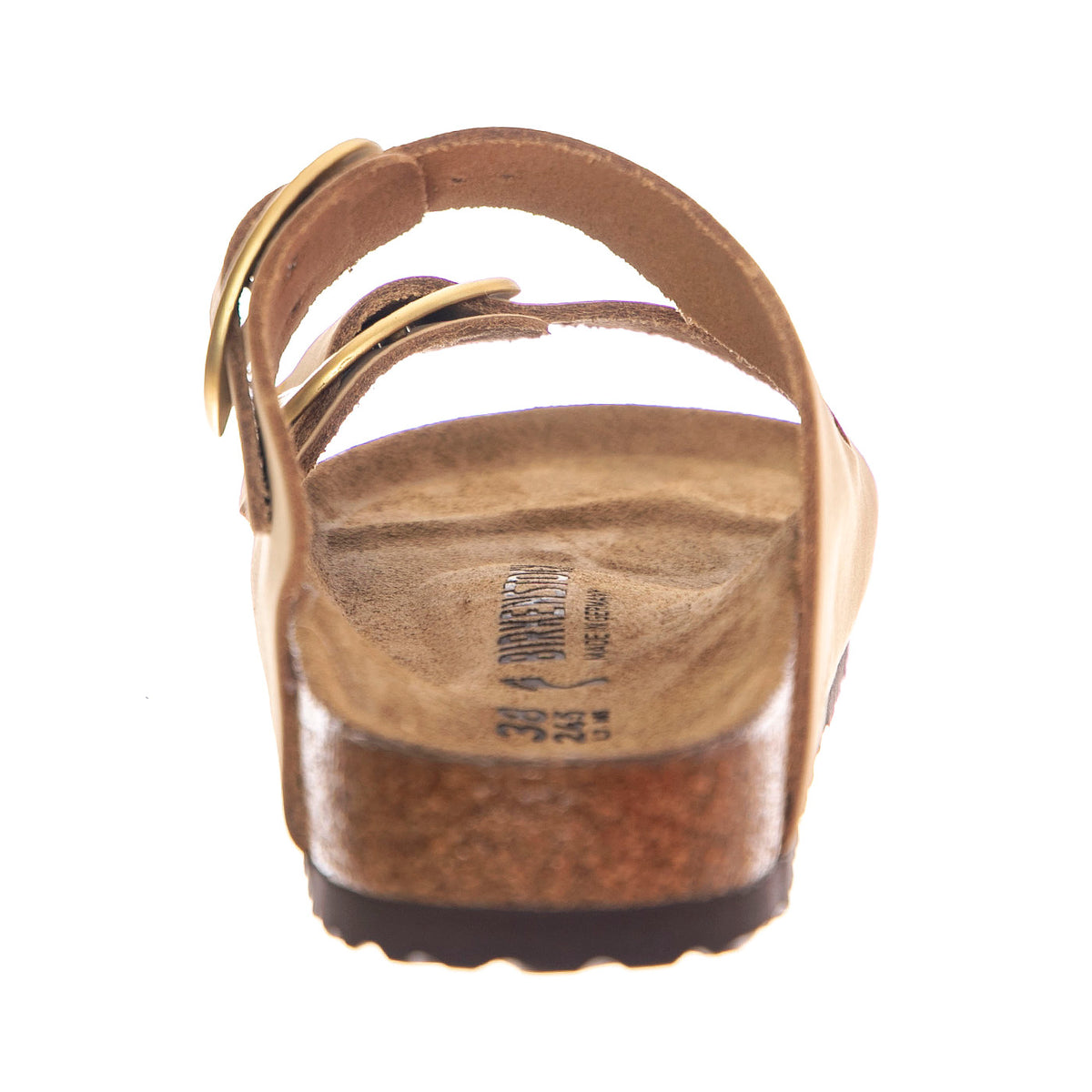 Arizona Big Buckle sandcastle, Nubuck Leather - Sandali Donna Beige 1024064 . BIRKENSTOCK 