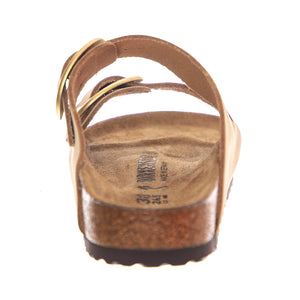 Arizona Big Buckle sandcastle, Nubuck Leather - Sandali Donna Beige 1024064 . BIRKENSTOCK 