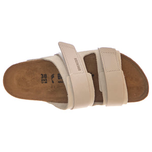 Uji antique white, Suede Leather/Nubuck - Sandali Donna Bianco 1024822 . BIRKENSTOCK 