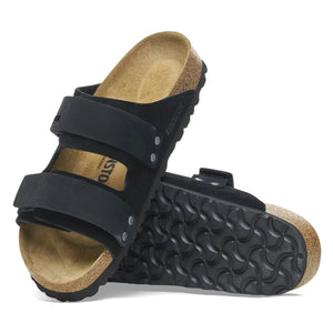Uji black, Suede Leather/Nubuck - Sandali Uomo Neri 1024832 . BIRKENSTOCK 