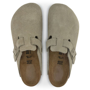 M' Boston Faded Khaki Suede Leather - Sandali Uomo Verdi 1025844 . BIRKENSTOCK 