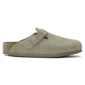 M' Boston Faded Khaki Suede Leather - Sandali Uomo Verdi 1025844 . BIRKENSTOCK 