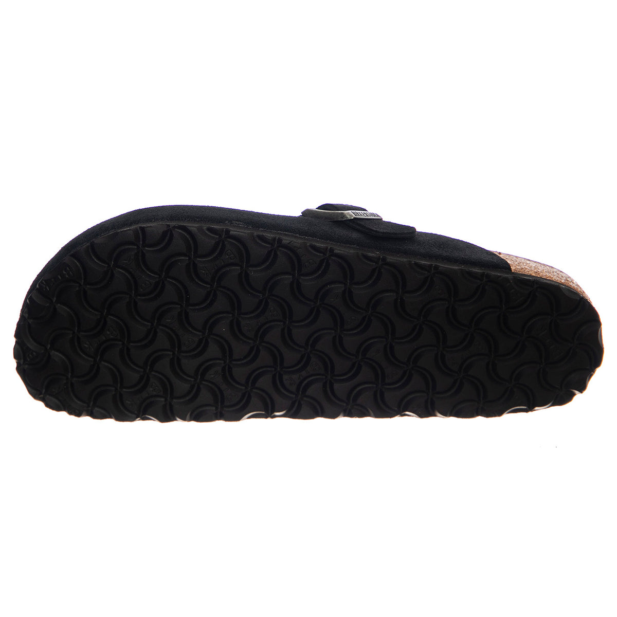 Boston black, Suede Leather - Sandali Uomo Neri 1027067 . BIRKENSTOCK 